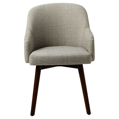 west elm Saddle Dining Chair, Crosshatch Steel